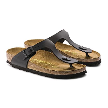 Birkenstock Gizeh BF Unisex Siyah Mantar Terlik