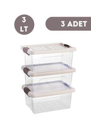 3 Litre Saklama Kutusu 3 Adet