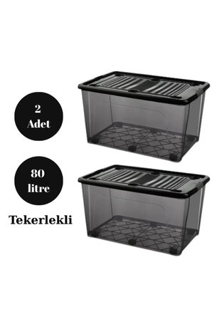 80 Litre 2 Adet Saklama Düzenleme Depolama