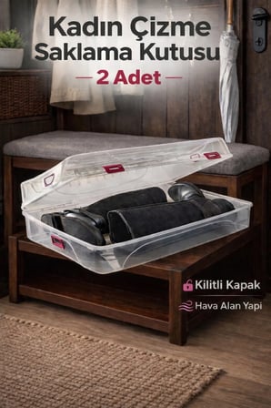 2 Adet Çizme Kutusu