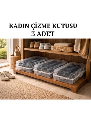 3 Adet Çizme Kutusu