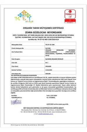 Organik Bol Sebzeli Tarhana (13 SEBZELİ) (PESTİSİT VE AFLATOKSİN ANALİZLİ) 200gr