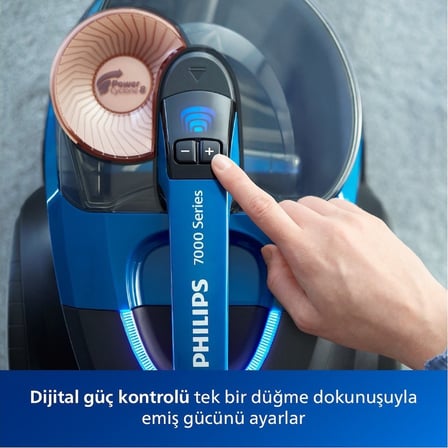  Philips 7000 Serisi PowerPro Max Torbasız Elektrikli Süpürge, 750W, PowerCyclone 8, Alerji Kilit Si