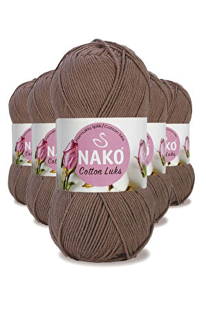 5 Adet Cotton Lüks Yelek Tunik Kazak Bluz Hırka İpi Yünü Toprak 97583