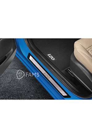 Hyundai i20 Uyumlu 2008-2014  Krom Kapı Eşiği  4 Parça Paslanmaz Çelik