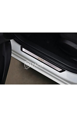 Hyundai i20 Uyumlu 2008-2014  Krom Kapı Eşiği  4 Parça Paslanmaz Çelik