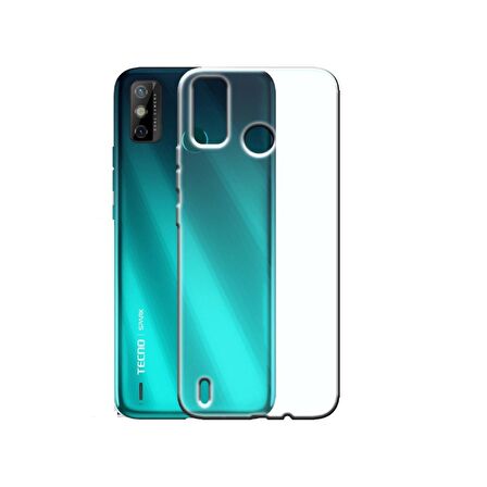 Smcase Tecno Spark 6 Go Kılıf Tpu Süper Silikon 