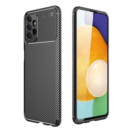 Smcase Samsung Galaxy A23 Kılıf Kamera Korumalı Negro Karbon Silikon  Nano Ekran Koruyucu