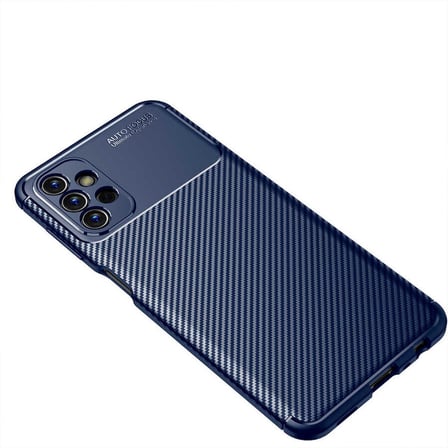 Smcase Samsung Galaxy A23 Kılıf Kamera Korumalı Negro Karbon Silikon  Nano Ekran Koruyucu