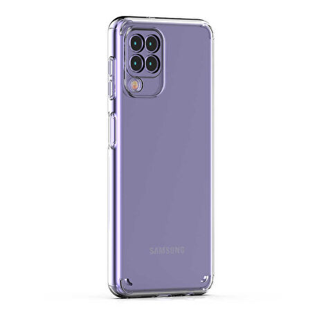 Smcase Samsung Galaxy M32 4g Kılıf Kamera Korumalı Coss Sert Silikon