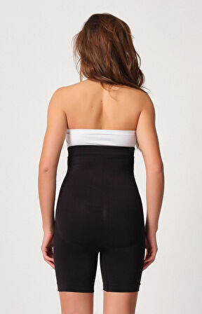 Emay Önden Agraflı Paçalı Boxer Korse 2087 Siyah