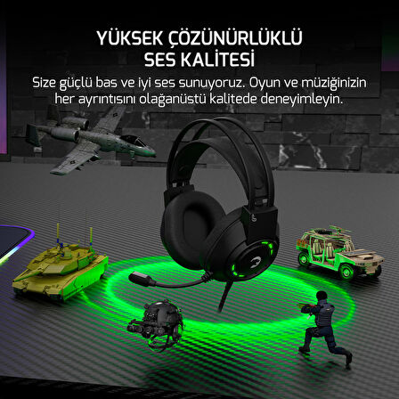 GamePower Voldon X Siyah Enc 3.5mm Jak Gaming Kulaklık