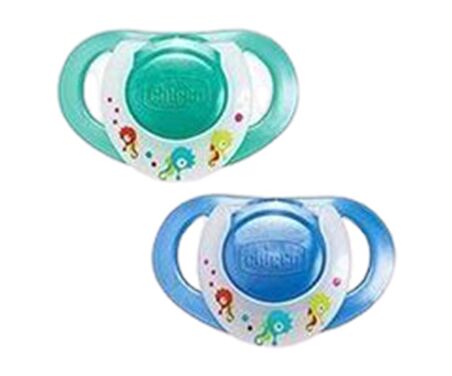 Chicco Physio Emzik 4 Ay+ Mavi İkili