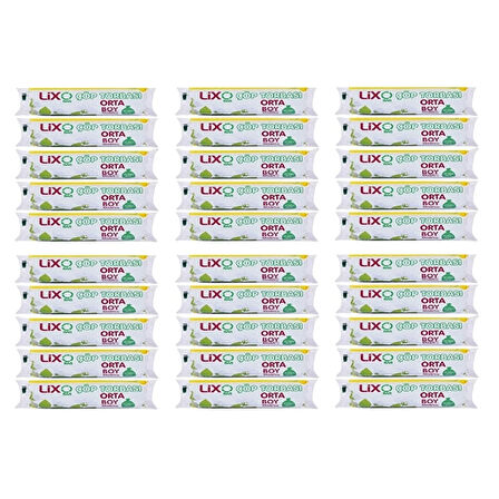 Çöp Torbası Orta Boy 55*60 Cm 20 lİ Rulo 30 Paket = 600 Adet