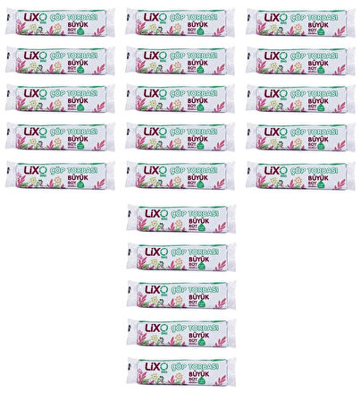Çöp Torbası Büyük Boy 65*80 Cm 10 lu Rulo 20 Paket = 200 Adet