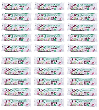 Çöp Torbası Büyük Boy 65*80 Cm 10 lu Rulo 30 Paket = 300 Adet