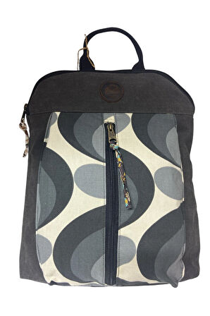 Vintage Kanvas Renkli Otantik Günlük Gezi Seyahat Sırt Çantası Lucas Bag 30 Cm X 37 Cm