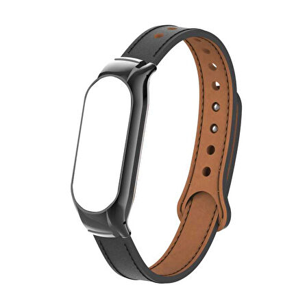 Gpack Xiaomi Mi Band 7 Kordon Deri Dikişli KRD 68