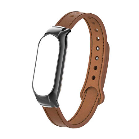 Gpack Xiaomi Mi Band 7 Kordon Deri Dikişli KRD 68