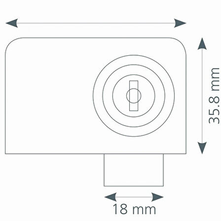 Canex Cam Kilidi Çiftli