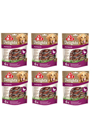 8in1 Delights Duck Spirals Ördekli Burgu Ödül 6 Lı X 6 Adet