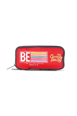Cambridge Polo Club Be Happy Tek Bölmeli Unisex Çocuk Kalem Kutusu