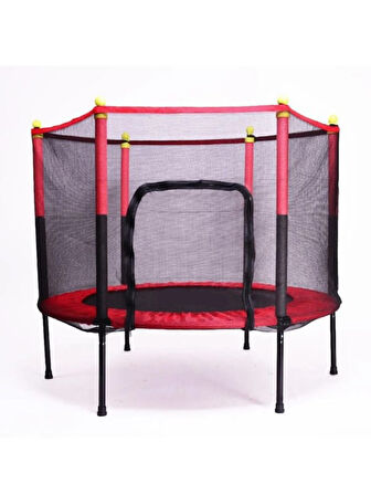 Fileli Büyük Boy Trambolin 140 Cm Çap Korumalı Kolay Kurulum CKS448