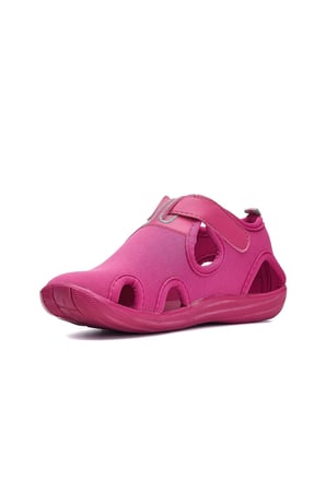 Günlük Unisex Çocuk Aqua Sandalet Esnek Kaymaz Taban Cırtlı Yazlık Deniz Kreş Ayakkabı 141