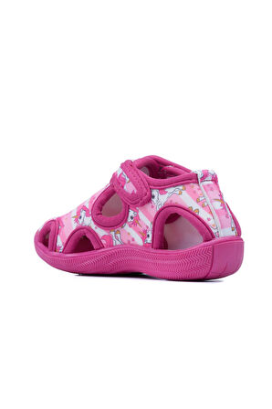 Günlük Unisex Çocuk Aqua Sandalet Esnek Kaymaz Taban Cırtlı Yazlık Deniz Kreş Ayakkabı 141