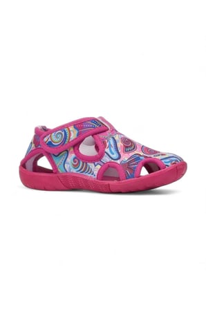 Günlük Unisex Çocuk Aqua Sandalet Esnek Kaymaz Taban Cırtlı Yazlık Deniz Kreş Ayakkabı 141