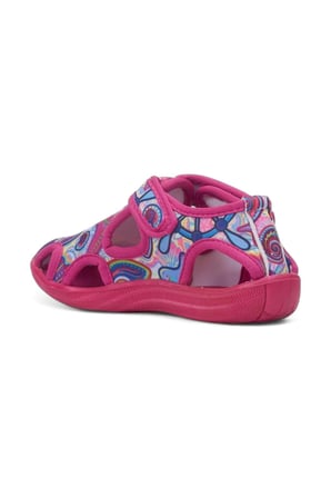 Günlük Unisex Çocuk Aqua Sandalet Esnek Kaymaz Taban Cırtlı Yazlık Deniz Kreş Ayakkabı 141