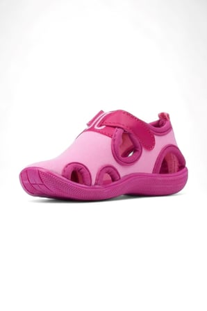 Günlük Unisex Çocuk Aqua Sandalet Esnek Kaymaz Taban Cırtlı Yazlık Deniz Kreş Ayakkabı 141