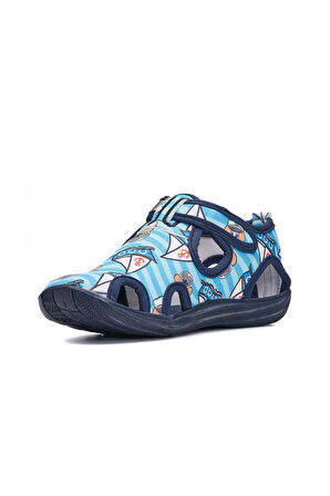 Günlük Unisex Çocuk Aqua Sandalet Esnek Kaymaz Taban Cırtlı Yazlık Deniz Kreş Ayakkabı 141
