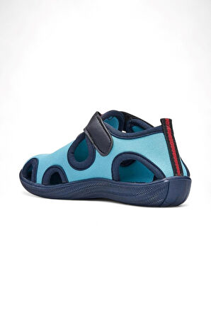 Günlük Unisex Çocuk Aqua Sandalet Esnek Kaymaz Taban Cırtlı Yazlık Deniz Kreş Ayakkabı 141