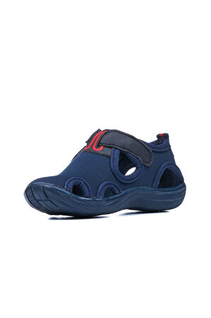 Günlük Unisex Çocuk Aqua Sandalet Esnek Kaymaz Taban Cırtlı Yazlık Deniz Kreş Ayakkabı 141