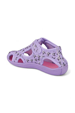 Günlük Unisex Çocuk Aqua Sandalet Esnek Kaymaz Taban Cırtlı Yazlık Deniz Kreş Ayakkabı 141