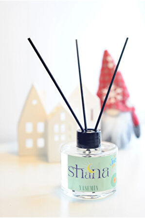 Yasemin Dekoratif, Bambu Çubuklu Oda Kokusu 120ml Ortam Kokusu