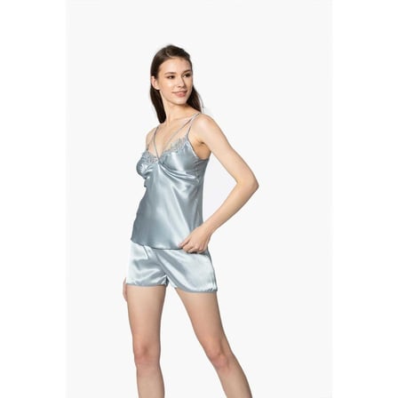 Pierre Cardin 6'lı Uzun Gecelik Sabahlık Set 6025 Mist Rengi