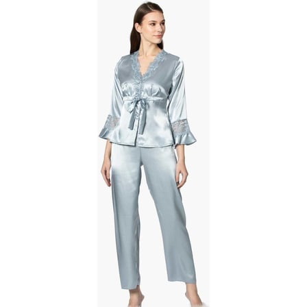 Pierre Cardin 6'lı Uzun Gecelik Sabahlık Set 6025 Mist Rengi