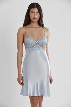 Pierre Cardin 6'lı Kaplı Gecelik Sabahlık Set 6325 Mist