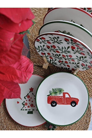 Yeniyıl 2025 All in Love 6lı Pasta Set-19 cm.
