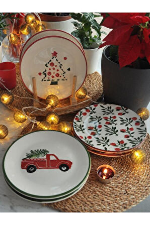 Yeniyıl 2025 All in Love 6lı Pasta Set-19 cm.