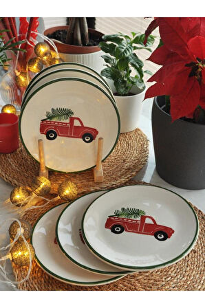 Yeniyıl 2025 Love Cars 6lı Pasta Set-19 cm.