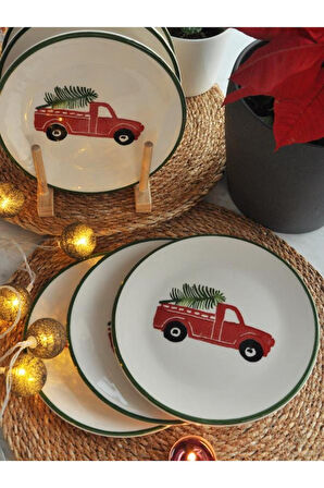 Yeniyıl 2025 Love Cars 6lı Pasta Set-19 cm.