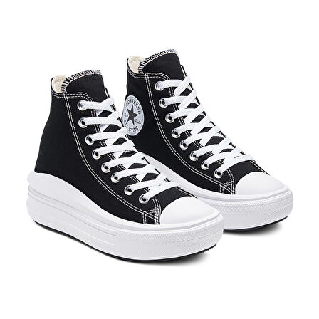 Chuck Taylor All Star Move Platform Kadın Siyah Sneaker Ayakkabı 568497C