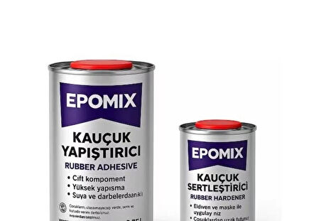 Epomix Çift Kompenant Kauçuk Yapıştırıcısı