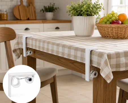Masa Örtüsü Mandalı Yaylı 4 Lü Set