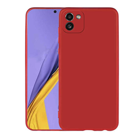 Gpack Samsung Galaxy A03 Kılıf Renkli Lüx Korumalı Premier Mat SilikonNano