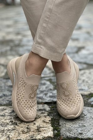 Leonda Nude Triko Kadın Spor Ayakkabı