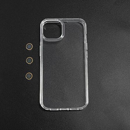 İPHONE 15 PRO TLP ŞEFFAF LENS HEDİYELİ CLEAR CASE (RENK SEÇENEĞİ LENS İÇİNDİR)